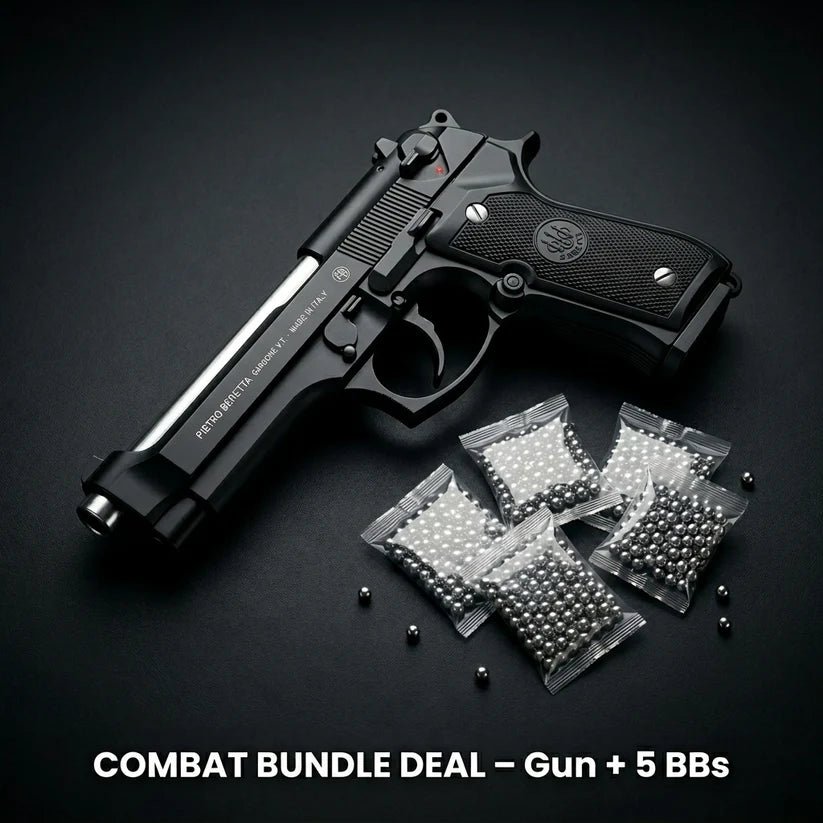 Black Beretta M92 Combo Deal – Gun + BBs PackS.